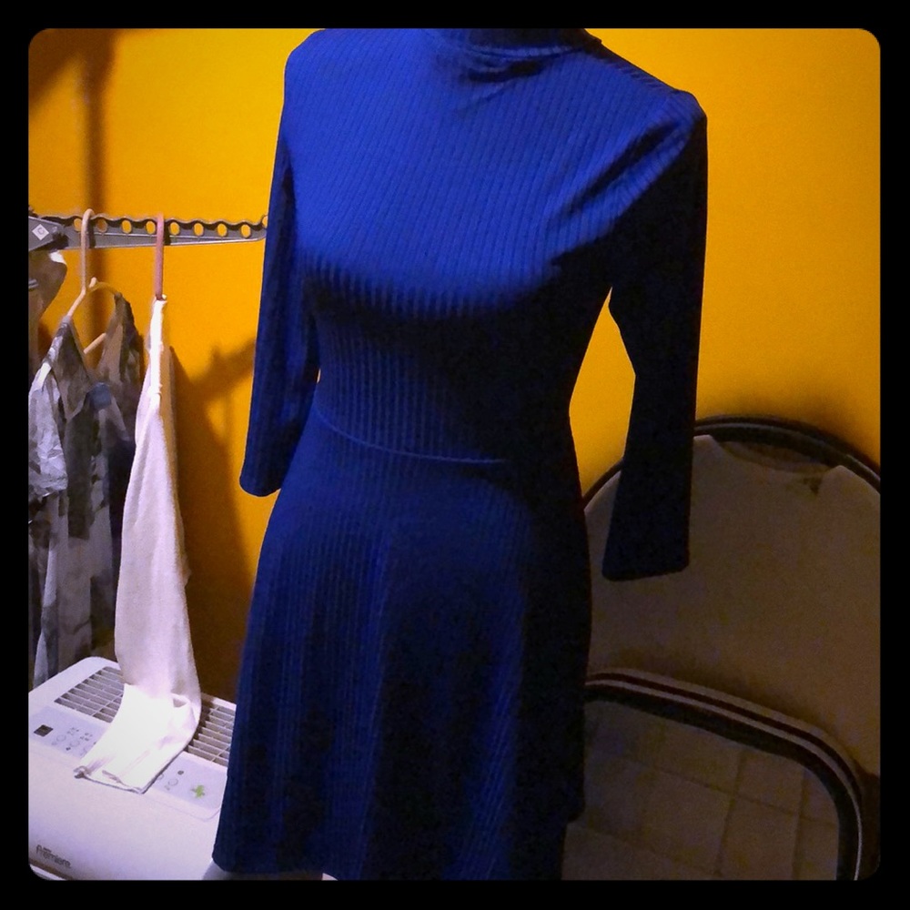 Blue dress